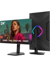 GAMEPOWER 24" LUNIS L25 24¨ 240Hz 0.5Ms Fast IPS FHD RGB Pivot Gaming Monitör (Sıfır Ölü Piksel Garantili)